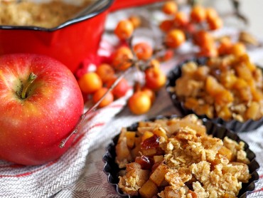 Würziges Apfel-Kürbis-Crumble – Die perfekte Herbst-Liaison mit einem Touch Weihnachten