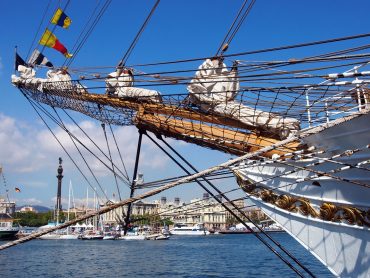 Tall Ships Race in Barcelona - "Fee ist mein Name"