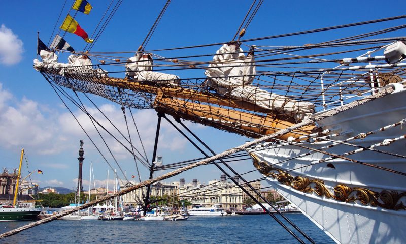 Tall Ships Race in Barcelona - "Fee ist mein Name"