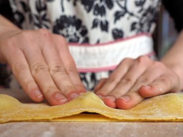 Rezept für Trinser Birnenravioli / Mein erstes Mal: Nudeln selbst gemacht- "Fee ist mein Name"