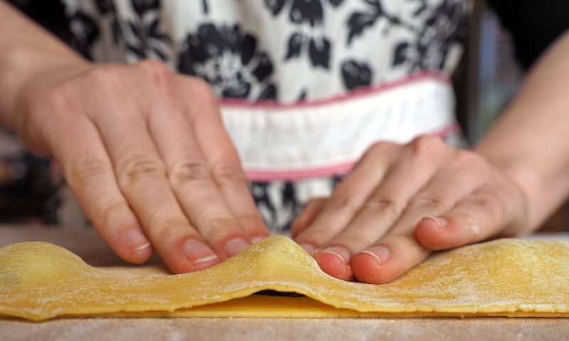 Rezept für Trinser Birnenravioli / Mein erstes Mal: Nudeln selbst gemacht- "Fee ist mein Name"